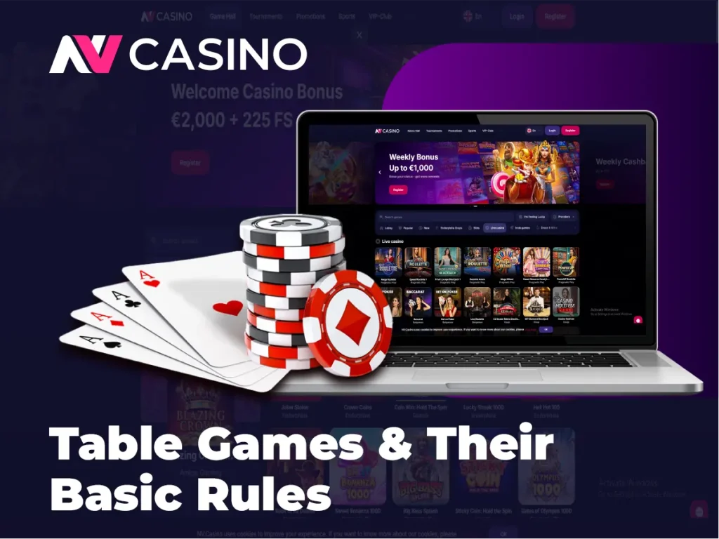 Table Games & Their Basic Rules