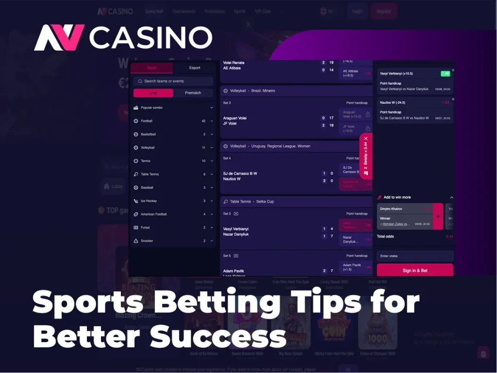 Sports Betting Tips for Better Success